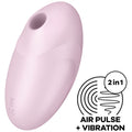 Satisfyer Vulva Lover 3 Air Pulse Stimulator & Vibrator – Rosa