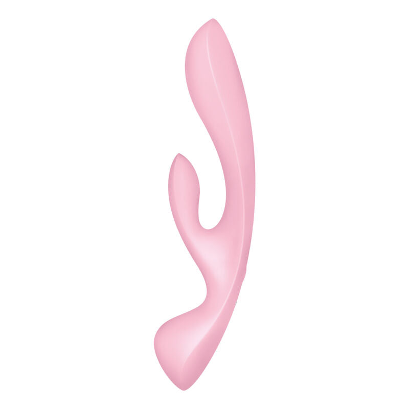 Satisfyer Triple Oh Hybrid Rabbit-Vibrator – Rosa