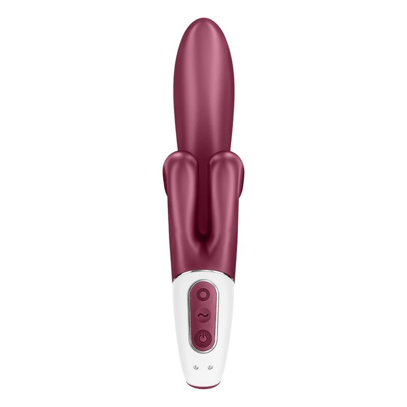 Satisfyer Touch Me Rabbit-Vibrator mit Schlaufengriff – Rot