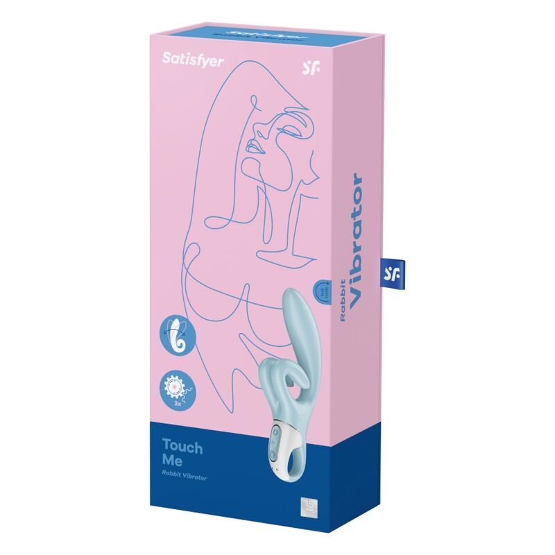 Satisfyer Touch Me Rabbit Vibration Blau