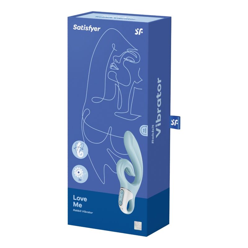 Satisfyer Love Me Rabbit Vibration Blau