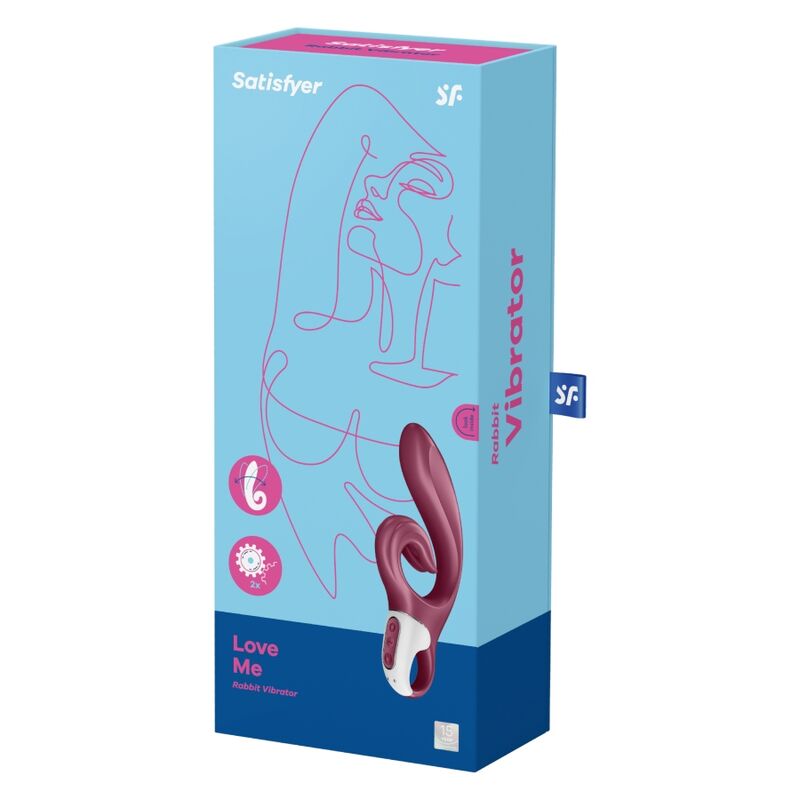 Satisfyer Love Me Rabbit Vibration Rot