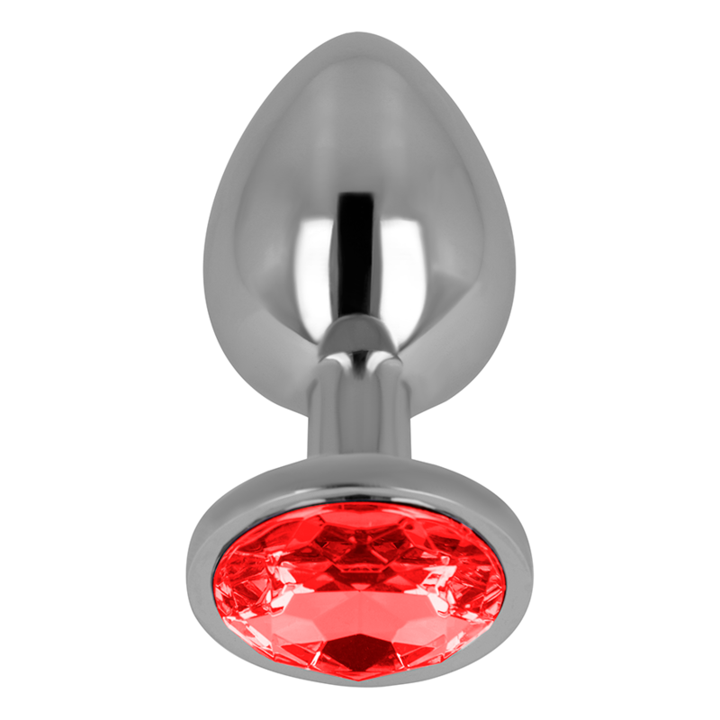 Ohmama Analplug mit Rotem Kristall 8 CM