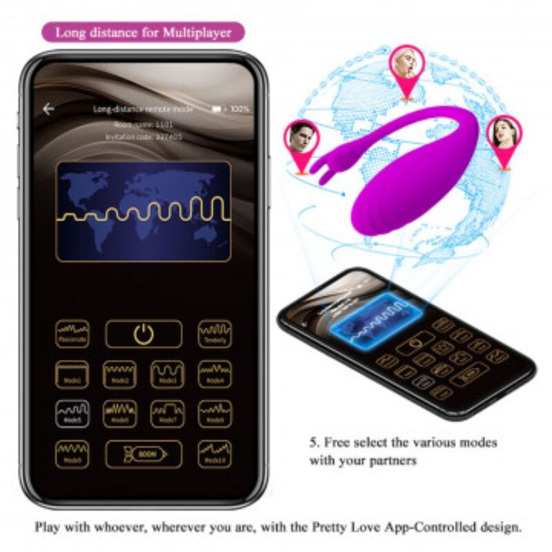 App Series Pretty Love - Catalina Massager Kostenlose App Flieder