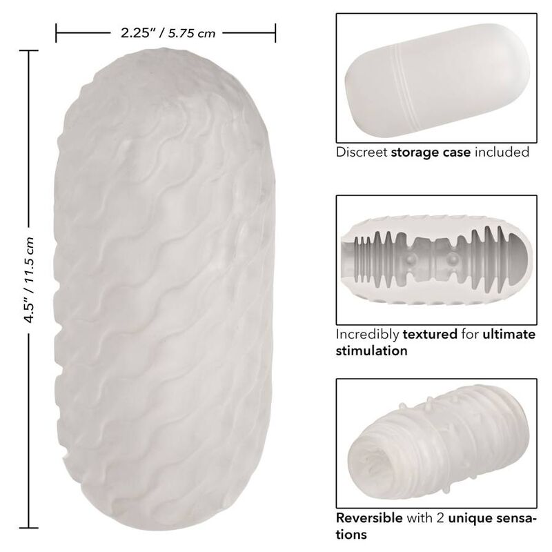 CalExotics Boundless Reversible Ribbed Stroker