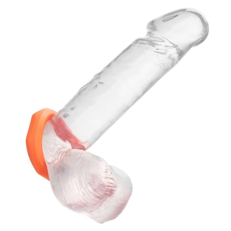 CalExotics Alpha Liquid Silicone Sexagon Ring – Orange