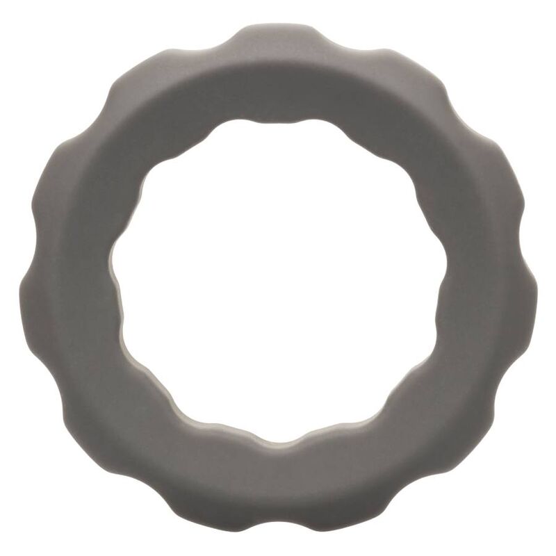 CalExotics Alpha Liquid Silicone Erect Ring – Grau