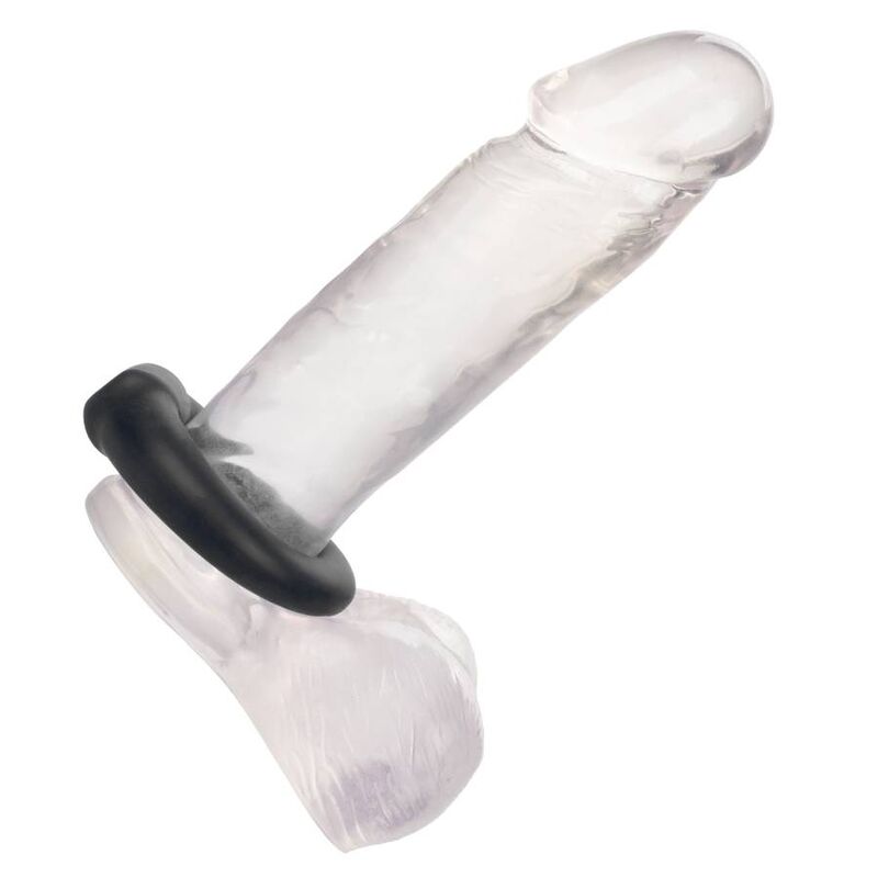 CalExotics Alpha Liquid Silicone Optimum Ring – Schwarz