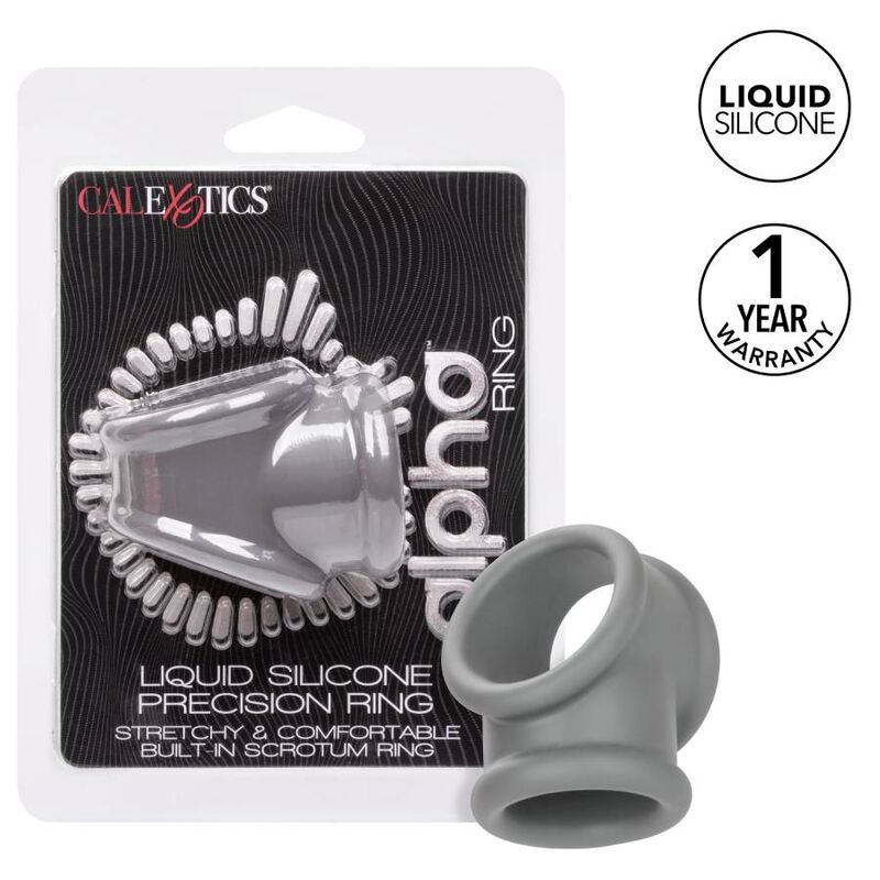 CalExotics Alpha Liquid Silicone Precision Ring – Grau