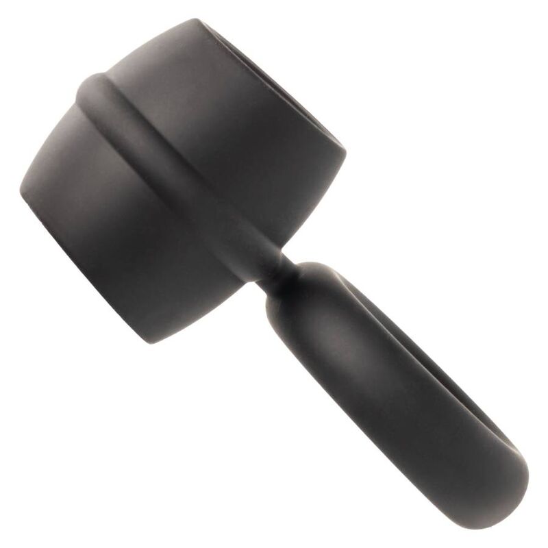 CalExotics Alpha Liquid Silicone Dual Magnum Ring – Schwarz
