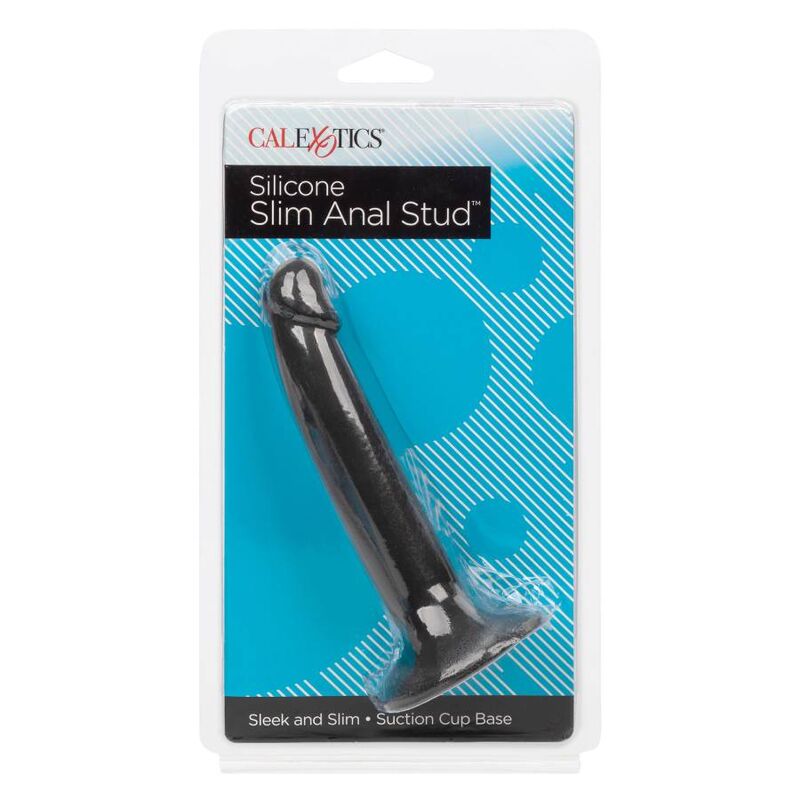 CalExotics Silikon Slim Anal Stud mit Saugnapfbasis