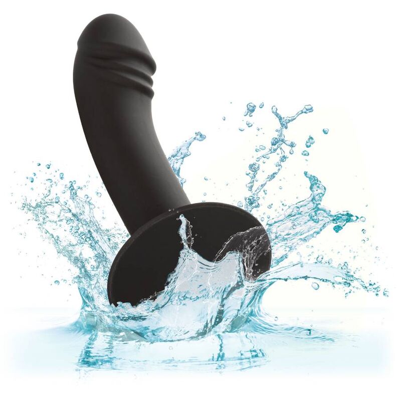 CalExotics Silikon Gebogener Anal-Stud mit Saugnapfbasis