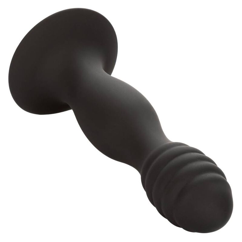 CalExotics Silikon Gerippter Anal Stud mit Saugnapfbasis