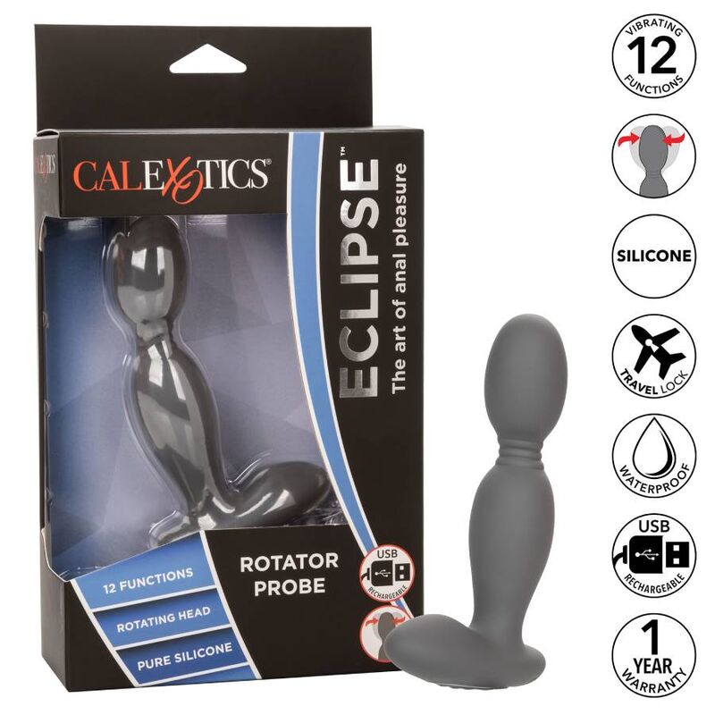 CalExotics Eclipse Rotator Anal-Sonde aus Silikon