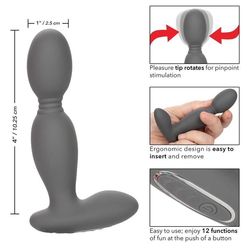 CalExotics Eclipse Rotator Anal-Sonde aus Silikon