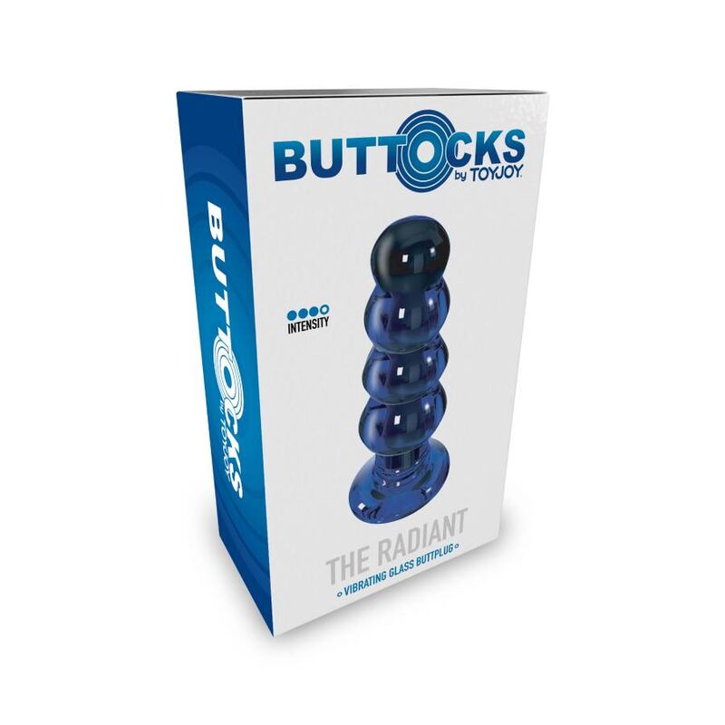 Toyjoy Buttocks der Strahlende Glas-buttplug