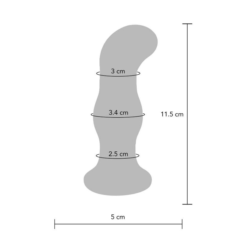 Toyjoy The Gleaming Vibrierender Glas-buttplug