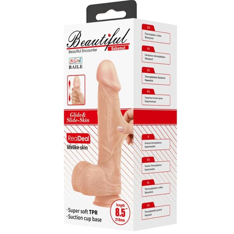 Baile Schöne Begegnung Bahamut Flexibler Realistischer Dildo 21.8...