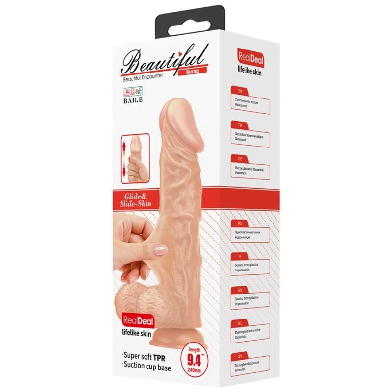Baile Schöne Begegnung Buraq Flexibler Realistischer Dildo 24 CM...