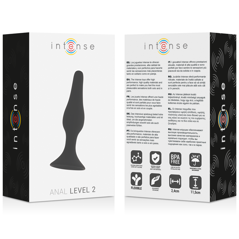Intense Anal Stufe 2 11,5 cm Schwarz