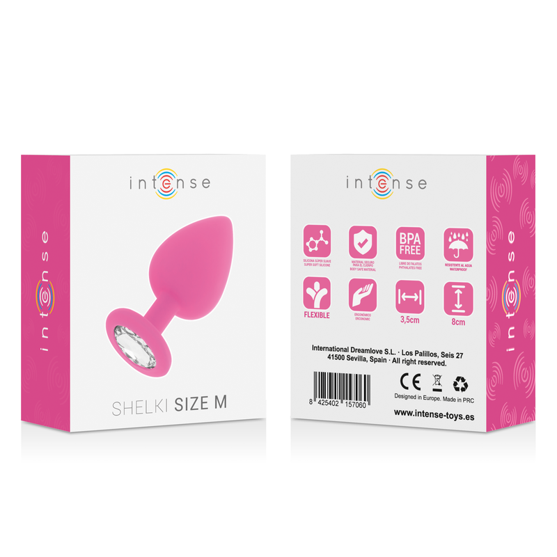 Intense – Shelki M Anal Plug Fuchsia