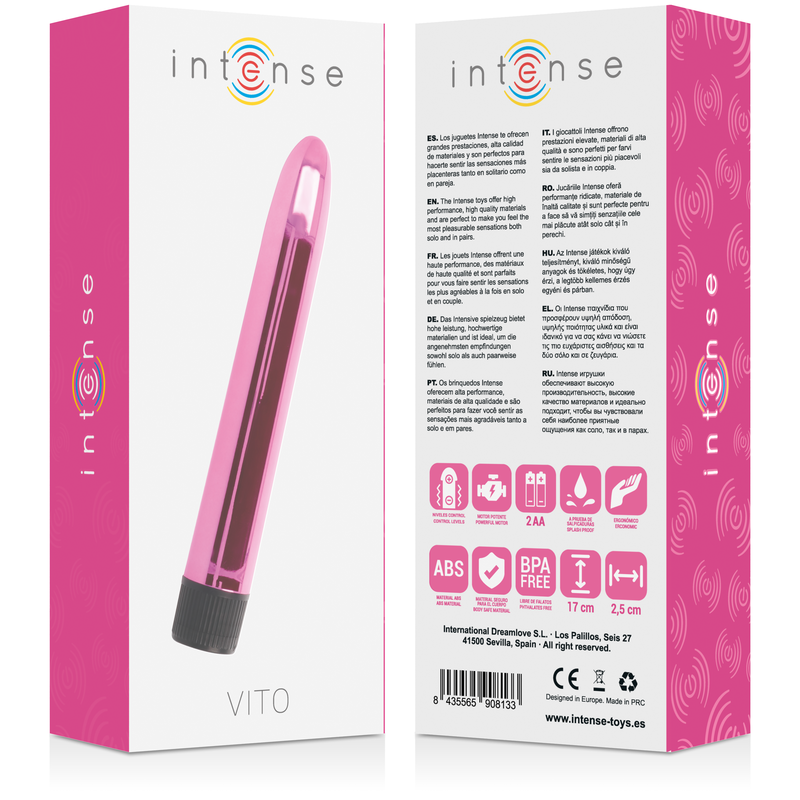 Intense Fun Toys Vito Vibrator Rosa