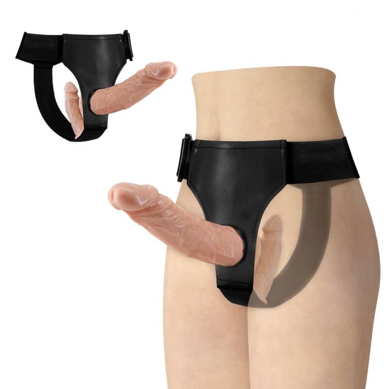 Baile Ultra Passion Doppeldildo mit Harness
