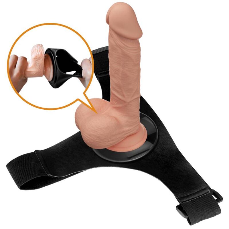 Pretty Love Universal-Harness-Hose mit Dildo Jerry 21,8 cm