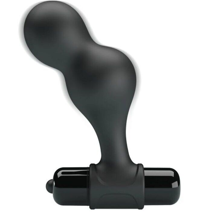 Mr. Play Silikon Vibrierender Analplug – Schwarz