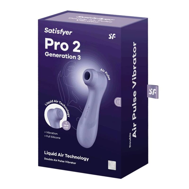 Satisfyer Pro 2 Generation 3 Liquid Air Stimulator – Lila