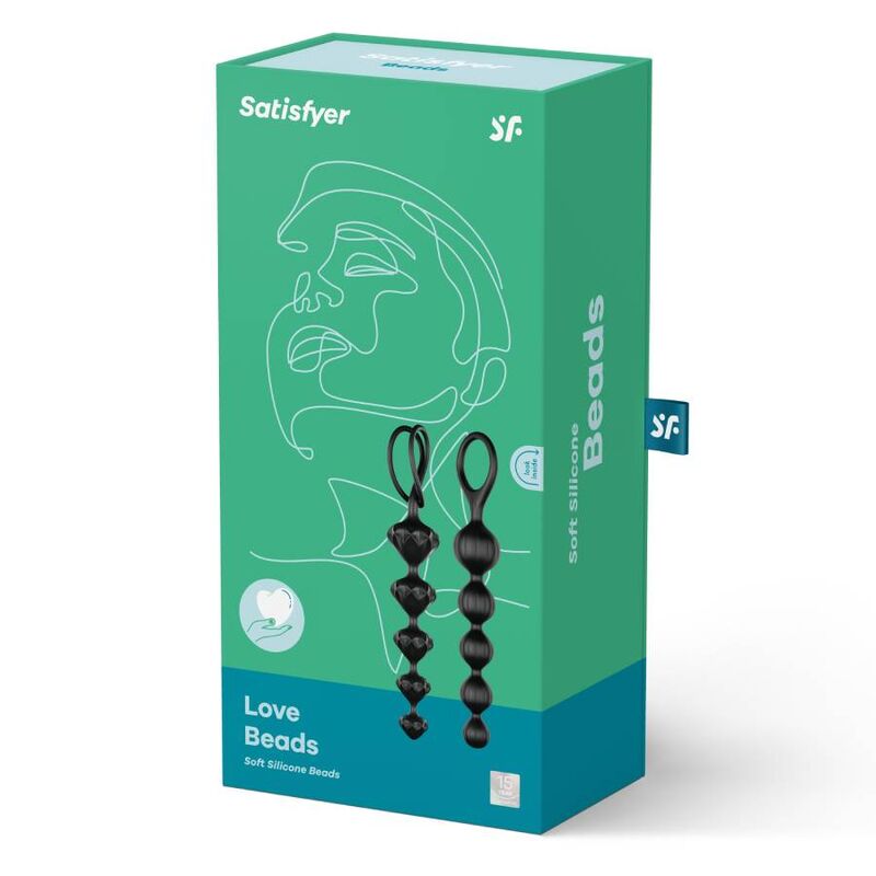 Satisfyer Love Beads Analperlen – Schwarz