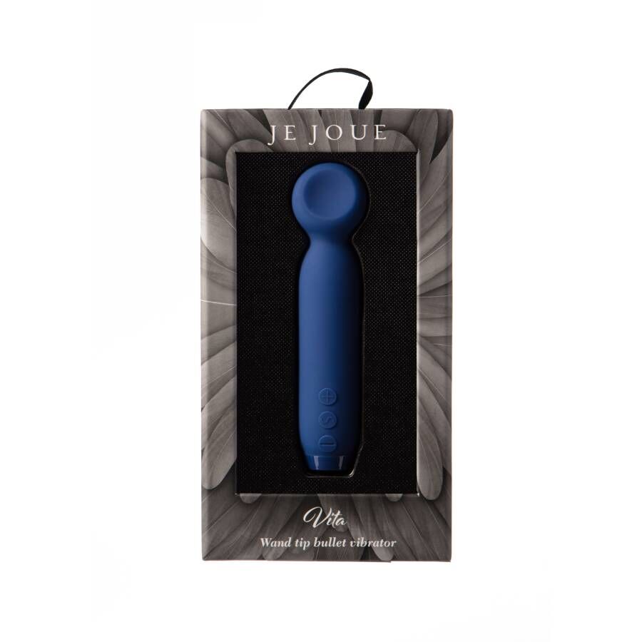 Je Joue Vita Bullet-Vibrator mit flexiblem Hals – Kobaltblau