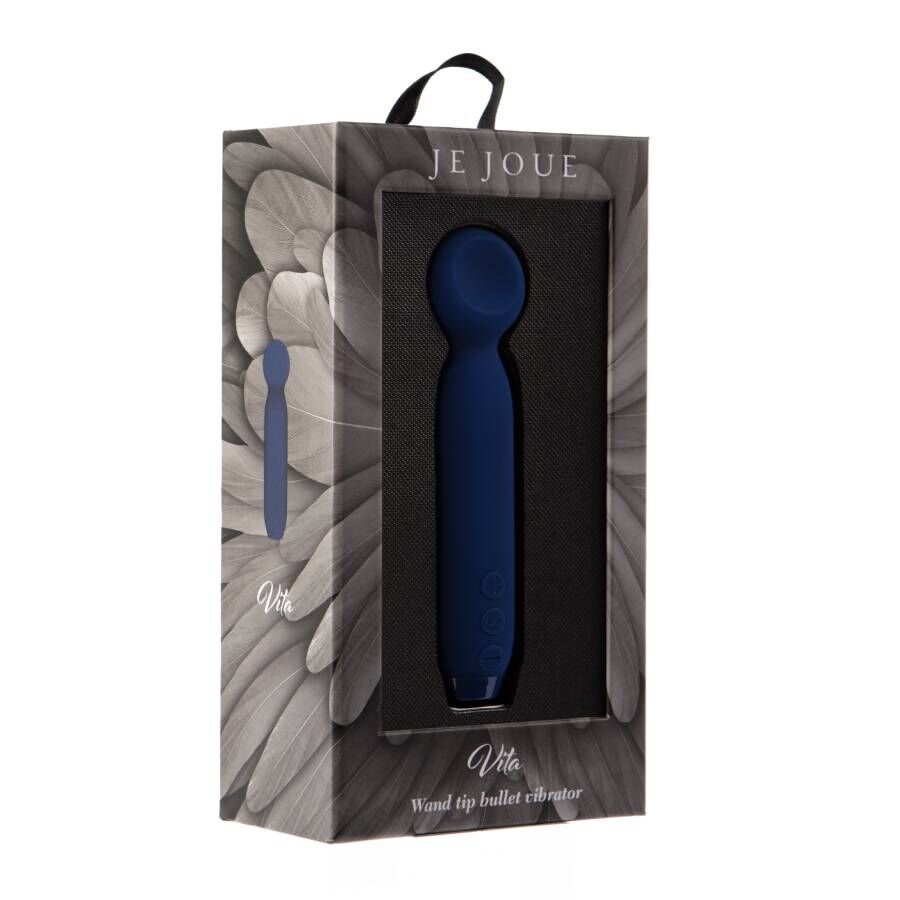 Je Joue Vita Bullet-Vibrator mit flexiblem Hals – Kobaltblau