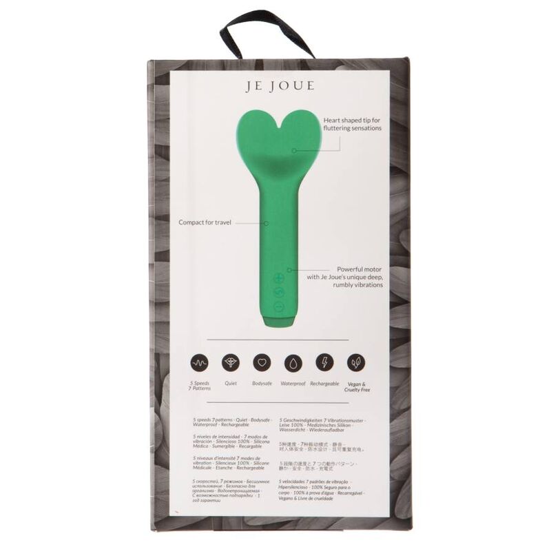 Je Joue Amour Bullet-Vibrator Herzspitze – Emerald Grün