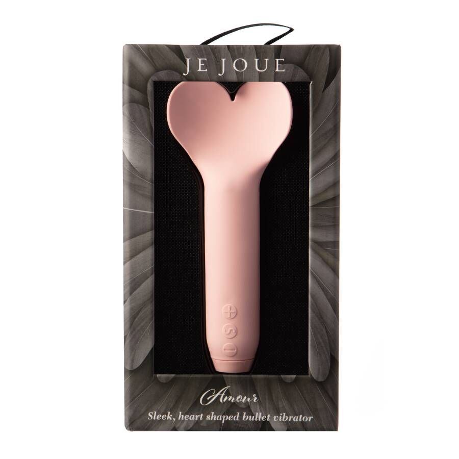 Je Joue Amour Bullet-Vibrator Herzspitze – Hellrosa