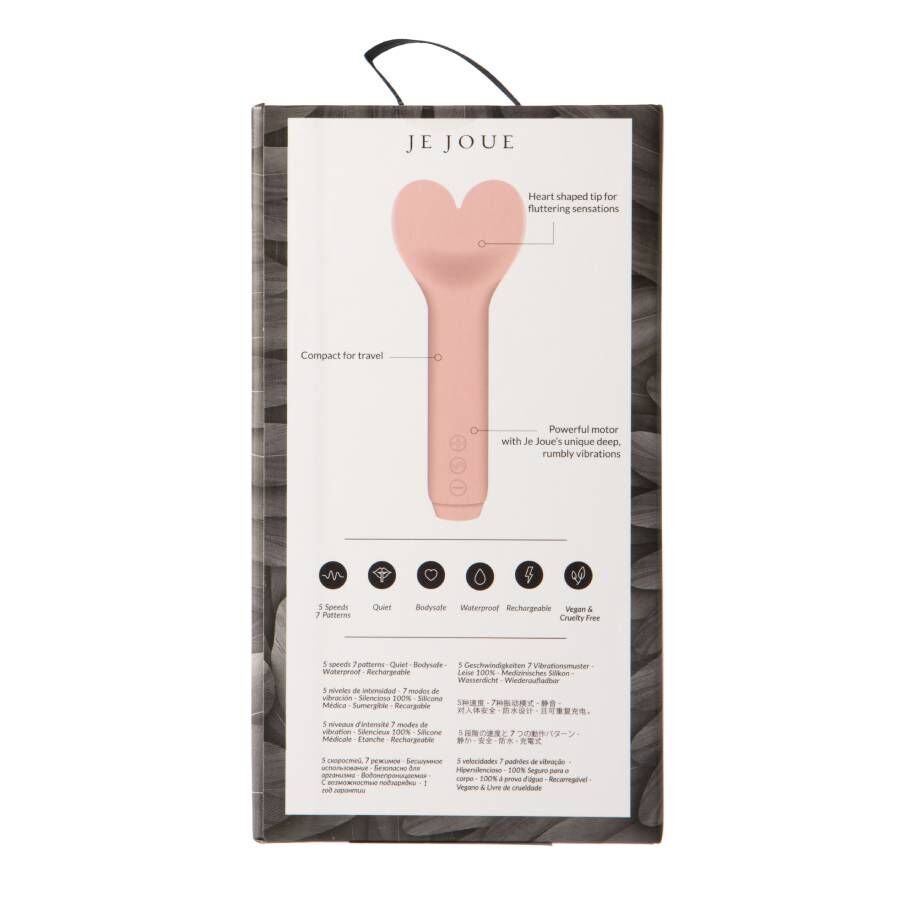 Je Joue Amour Bullet-Vibrator Herzspitze – Hellrosa