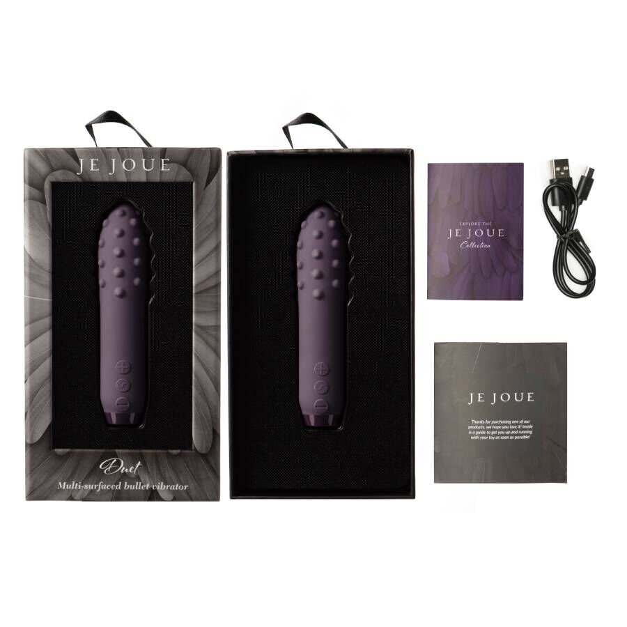 Je Joue Duet Bullet-Vibrator Multi-Oberfläche – Lila