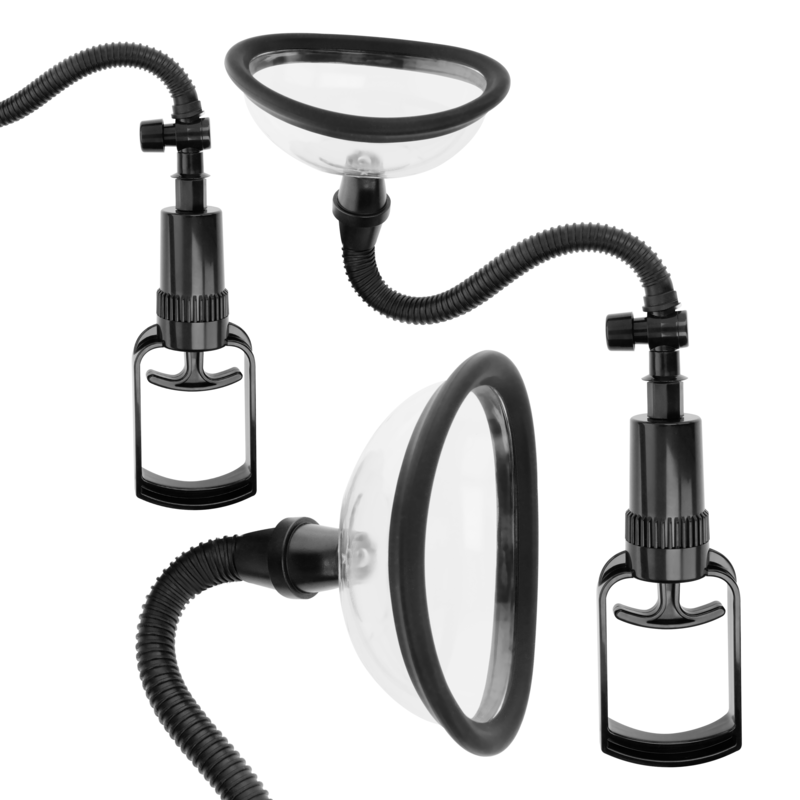 Intense Pump Vaginale Handpumpe mit Zwei Austauschbaren Bechern