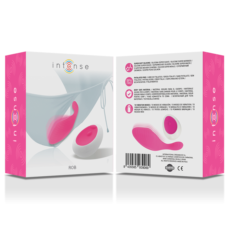 Intense Rob Panty-Vibrator mit Fernbedienung – Rosa