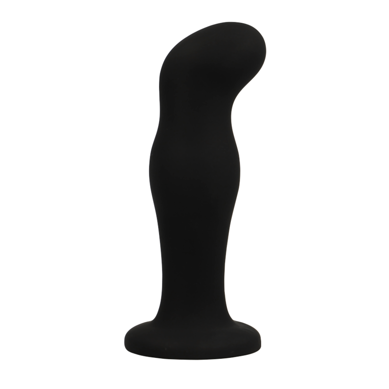 Black&Silver Sean Premium Silikon-Analplug – Schwarz