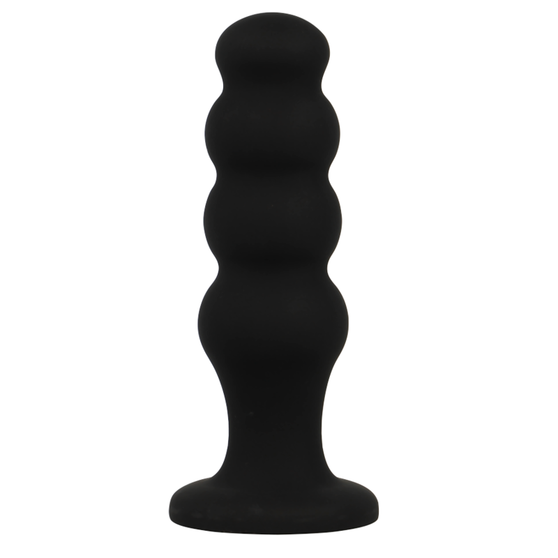 Black&Silver Scott Premium Silikon-Analplug – Schwarz