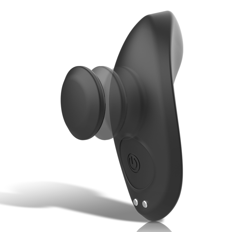 Black&Silver Preston Silikon-Panty-Vibrator wiederaufladbar – Schwarz