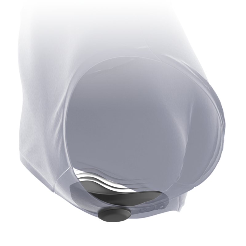 Black&Silver Preston Silikon-Panty-Vibrator wiederaufladbar – Schwarz