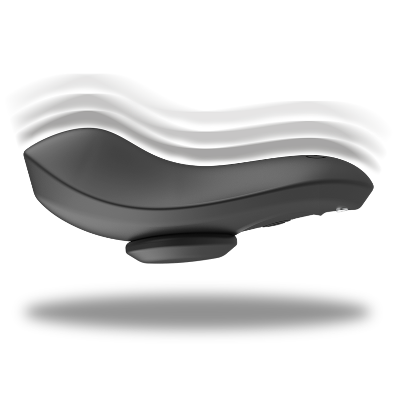 Black&Silver Preston Silikon-Panty-Vibrator wiederaufladbar – Schwarz