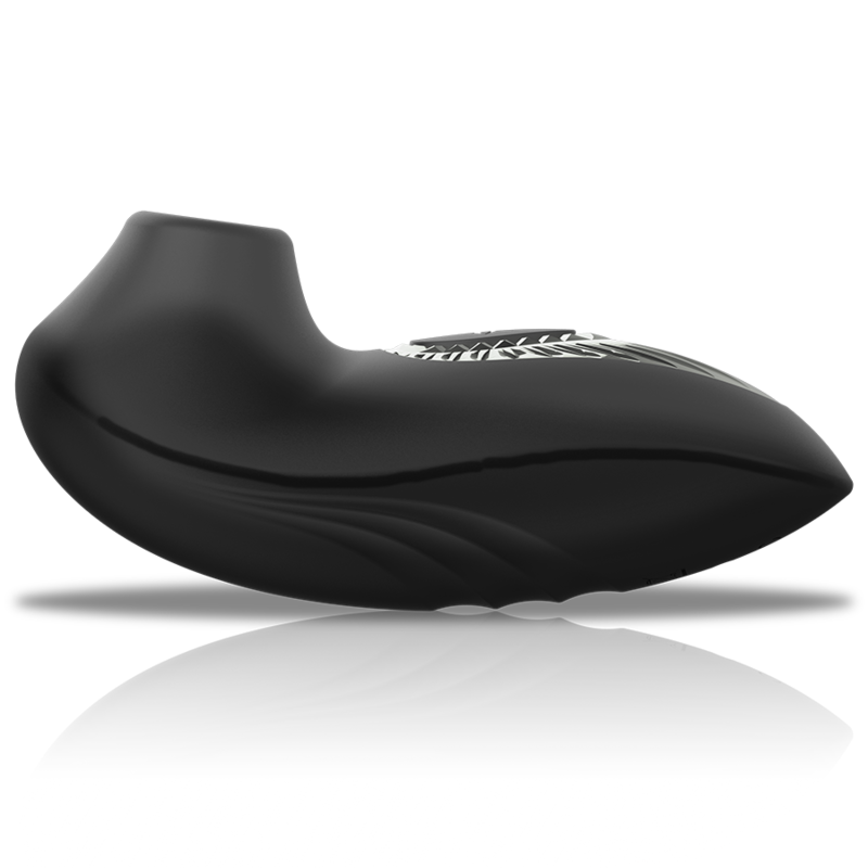 Black&Silver Drake Deluxe Sauger-Vibrator Silikon – Schwarz