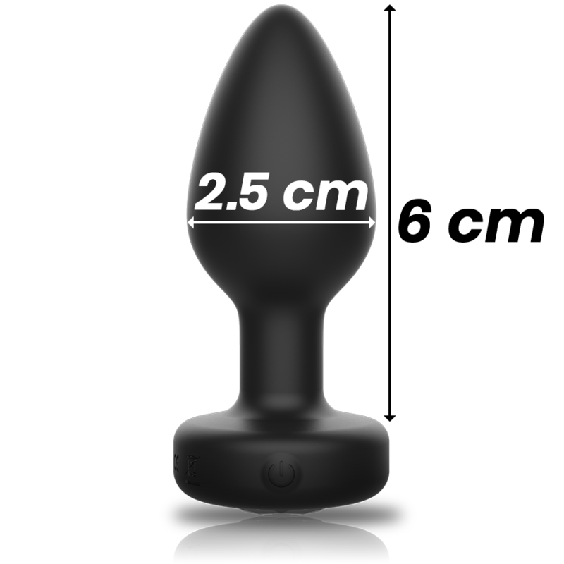 Ibiza Vibrierender Analplug mit Fernbedienung – Größe S