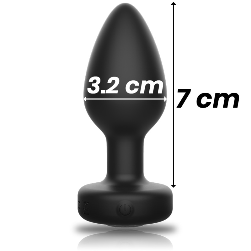 Ibiza Vibrierender Analplug mit Fernbedienung – Größe M