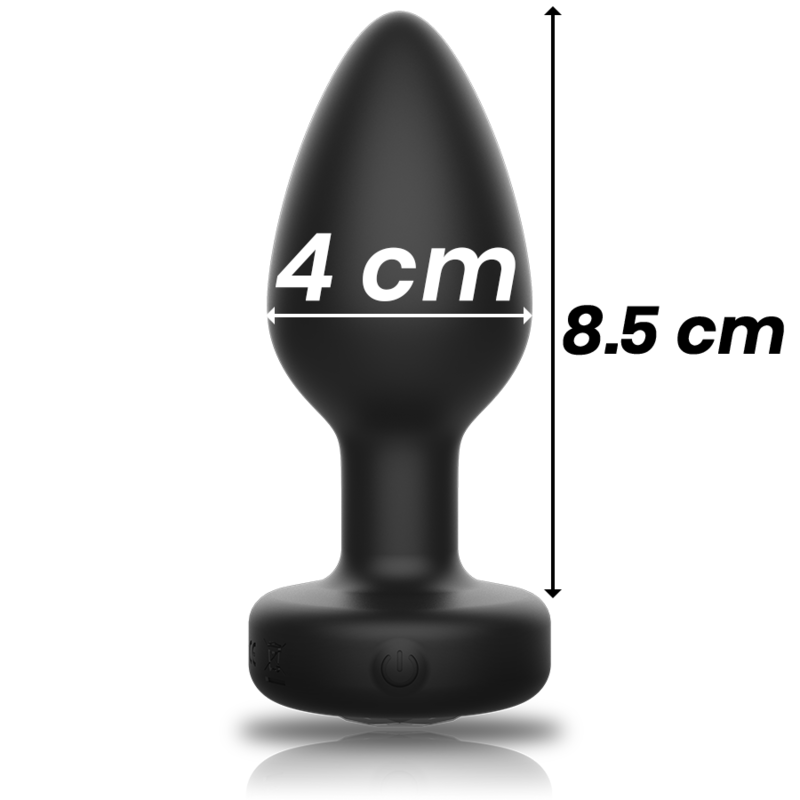 Ibiza Vibrierender Analplug mit Fernbedienung – Größe L