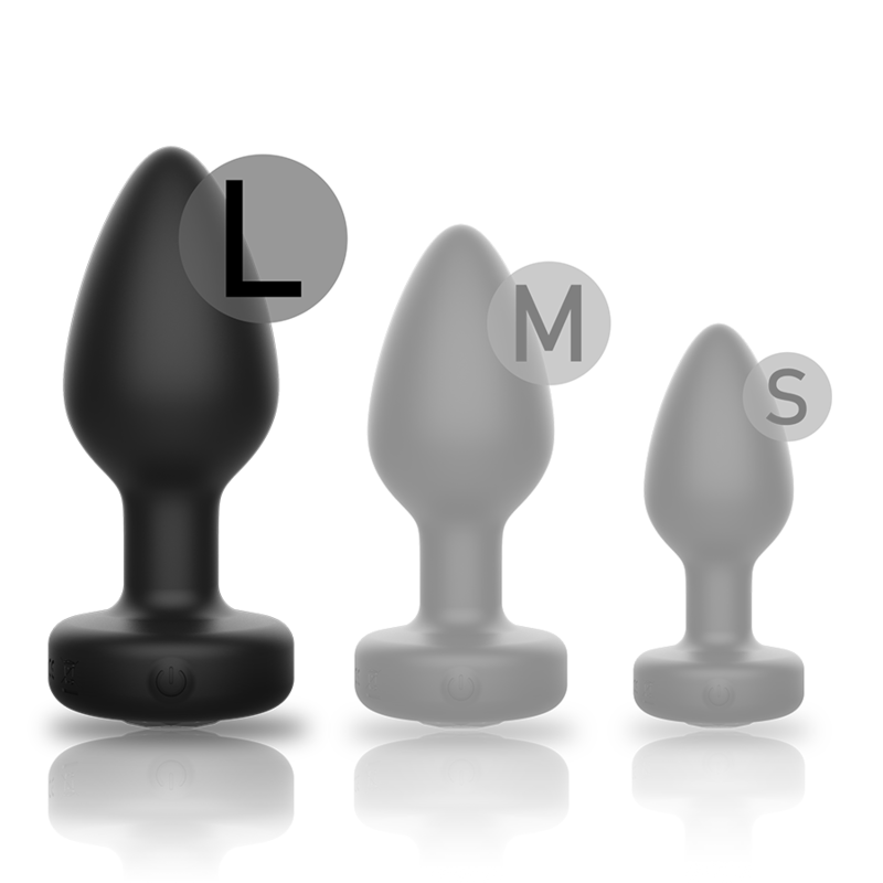 Ibiza Vibrierender Analplug mit Fernbedienung – Größe L