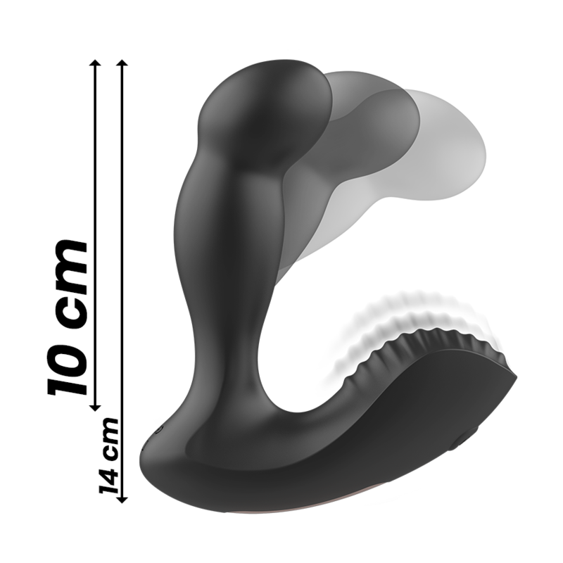 Ibiza Anal Wave Prostatamassager mit Fernbedienung 11x4 cm